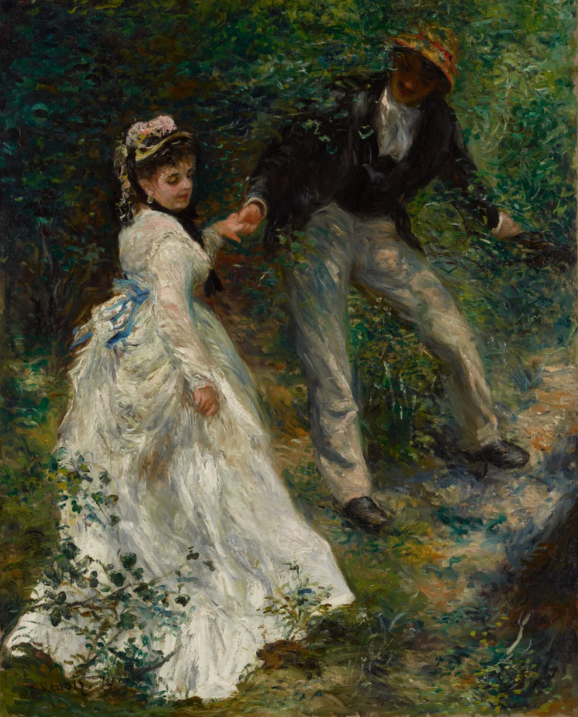 Pierre-Auguste Renoir (1841-1919) La Promenade, 1870