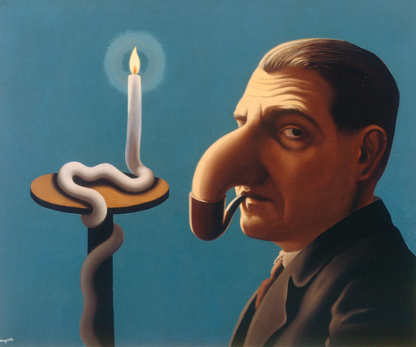 René Magritte La Lampe philosophique